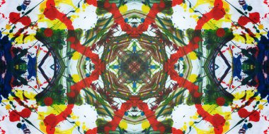 Kusursuz sanat afişi. Renk Sanatı dokusu paleti