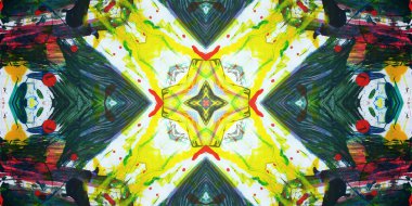 Kusursuz sanat afişi. Renk Sanatı dokusu paleti