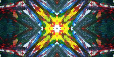 Kusursuz sanat afişi. Renk Sanatı dokusu paleti