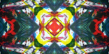 Kusursuz sanat afişi. Renk Sanatı dokusu paleti