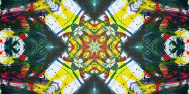 Kusursuz sanat afişi. Renk Sanatı dokusu paleti