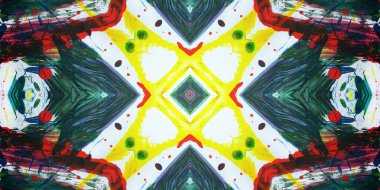 Kusursuz sanat afişi. Renk Sanatı dokusu paleti