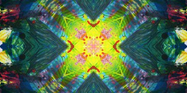 Kusursuz sanat afişi. Renk Sanatı dokusu paleti