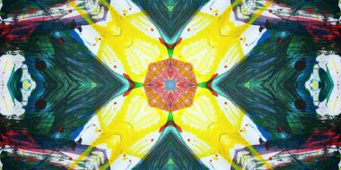 Kusursuz sanat afişi. Renk Sanatı dokusu paleti