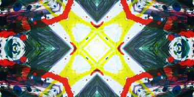 Kusursuz sanat afişi. Renk Sanatı dokusu paleti