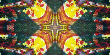 Kusursuz sanat afişi. Renk Sanatı dokusu paleti