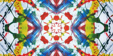 Kusursuz sanat afişi. Renk Sanatı dokusu paleti