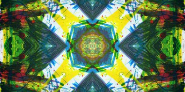 Kusursuz sanat afişi. Renk Sanatı dokusu paleti