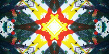 Kusursuz sanat afişi. Renk Sanatı dokusu paleti