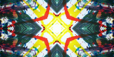 Kusursuz sanat afişi. Renk Sanatı dokusu paleti