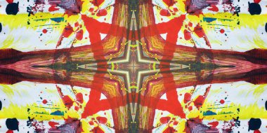 Kusursuz sanat afişi. Renk Sanatı dokusu paleti