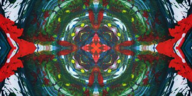 Kusursuz sanat afişi. Renk Sanatı dokusu paleti