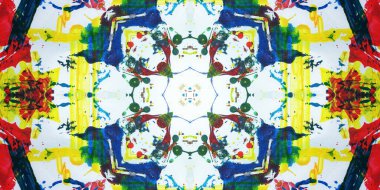 Kusursuz sanat afişi. Renk Sanatı dokusu paleti