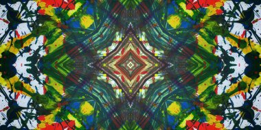 Kusursuz sanat afişi. Renk Sanatı dokusu paleti