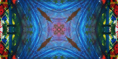 Kusursuz sanat afişi. Renk Sanatı dokusu paleti