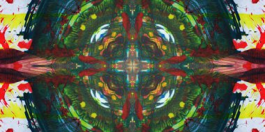 Kusursuz sanat afişi. Renk Sanatı dokusu paleti