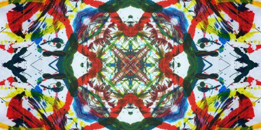 Kusursuz sanat afişi. Renk Sanatı dokusu paleti