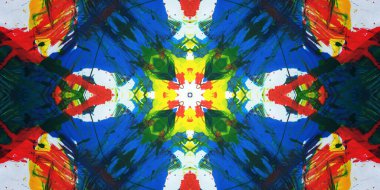 Kusursuz sanat afişi. Renk Sanatı dokusu paleti