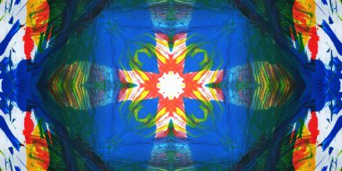 Kusursuz sanat afişi. Renk Sanatı dokusu paleti