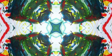 Kusursuz sanat afişi. Renk Sanatı dokusu paleti