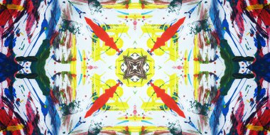 Kusursuz sanat afişi. Renk Sanatı dokusu paleti