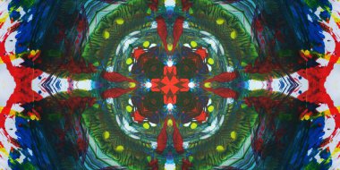 Kusursuz sanat afişi. Renk Sanatı dokusu paleti