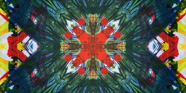 Kusursuz sanat afişi. Renk Sanatı dokusu paleti