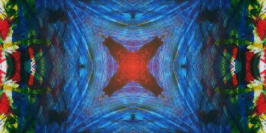 Kusursuz sanat afişi. Renk Sanatı dokusu paleti