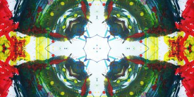 Kusursuz sanat afişi. Renk Sanatı dokusu paleti