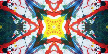 Kusursuz sanat afişi. Renk Sanatı dokusu paleti