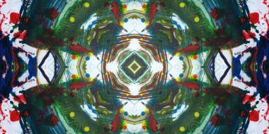 Kusursuz sanat afişi. Renk Sanatı dokusu paleti