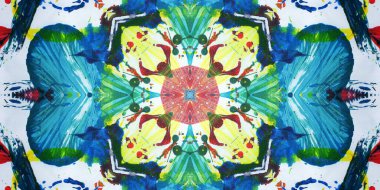 Kusursuz sanat afişi. Renk Sanatı dokusu paleti