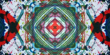 Kusursuz sanat afişi. Renk Sanatı dokusu paleti