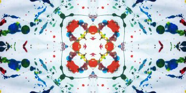 Kusursuz sanat afişi. Renk Sanatı dokusu paleti