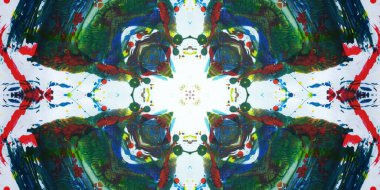 Kusursuz sanat afişi. Renk Sanatı dokusu paleti