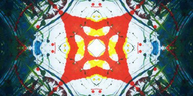 Kusursuz sanat afişi. Renk Sanatı dokusu paleti