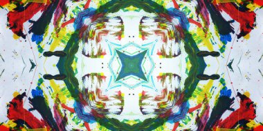 Kusursuz sanat afişi. Renk Sanatı dokusu paleti