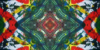 Kusursuz sanat afişi. Renk Sanatı dokusu paleti