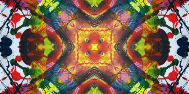 Kusursuz sanat afişi. Renk Sanatı dokusu paleti