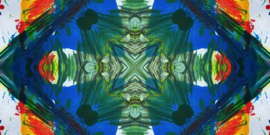 Kusursuz sanat afişi. Renk Sanatı dokusu paleti