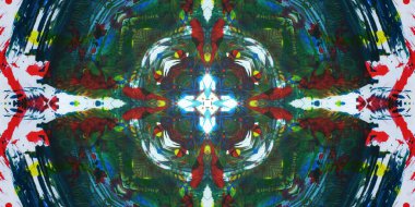 Kusursuz sanat afişi. Renk Sanatı dokusu paleti