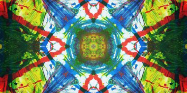 Kusursuz sanat afişi. Renk Sanatı dokusu paleti