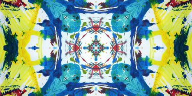 Kusursuz sanat afişi. Renk Sanatı dokusu paleti