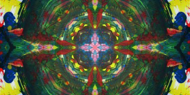 Kusursuz sanat afişi. Renk Sanatı dokusu paleti