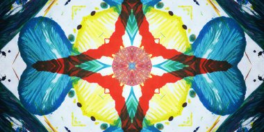 Kusursuz sanat afişi. Renk Sanatı dokusu paleti