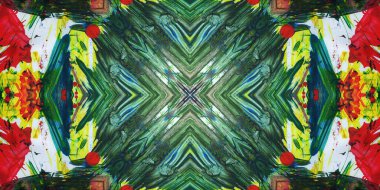 Kusursuz sanat afişi. Renk Sanatı dokusu paleti