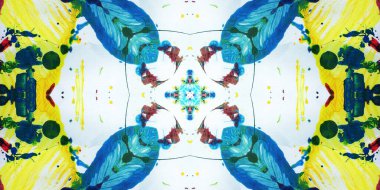 Kusursuz sanat afişi. Renk Sanatı dokusu paleti