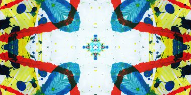 Kusursuz sanat afişi. Renk Sanatı dokusu paleti