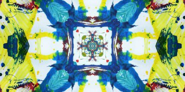 Kusursuz sanat afişi. Renk Sanatı dokusu paleti