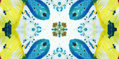 Kusursuz sanat afişi. Renk Sanatı dokusu paleti